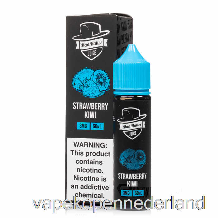 Vape Nederland Aardbei Kiwi - Gekke Hoedenmaker - 60ml 6mg